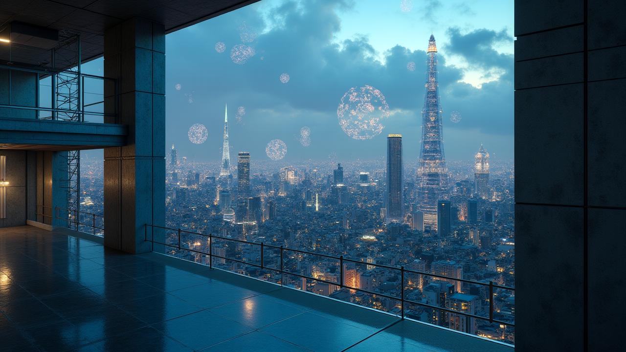 東京の高度なテクノロジー環境