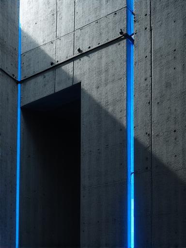 Brutal architectural geometric patterns representing order and structure